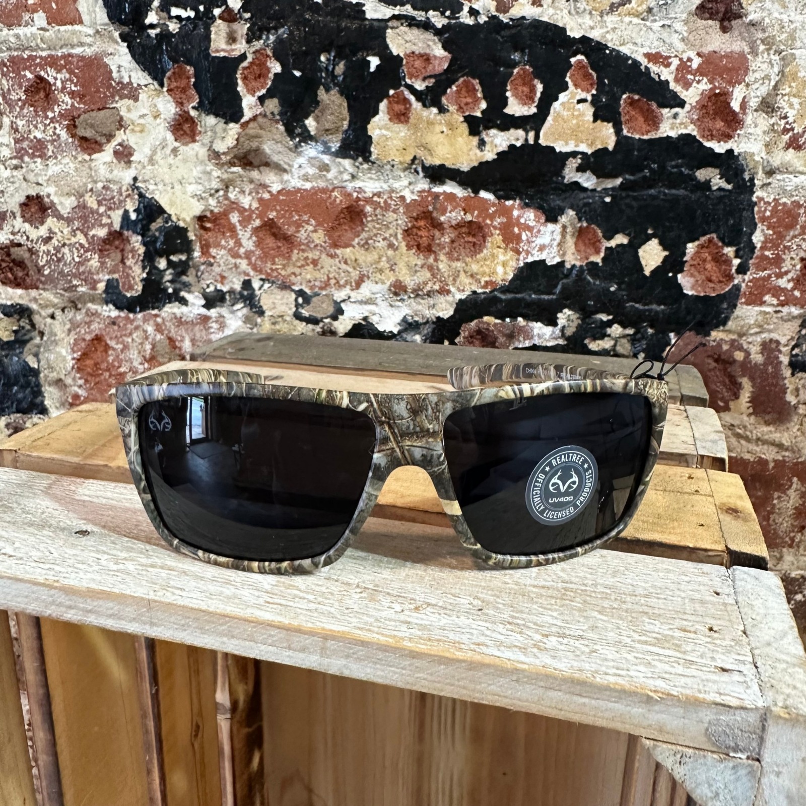 Realtree Max-4 Camo Sunglasses Mens Wrap Around Hunting Fishing Uv400 New